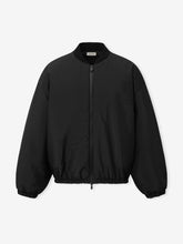 Nylon Taffeta Padded Bomber Jacket