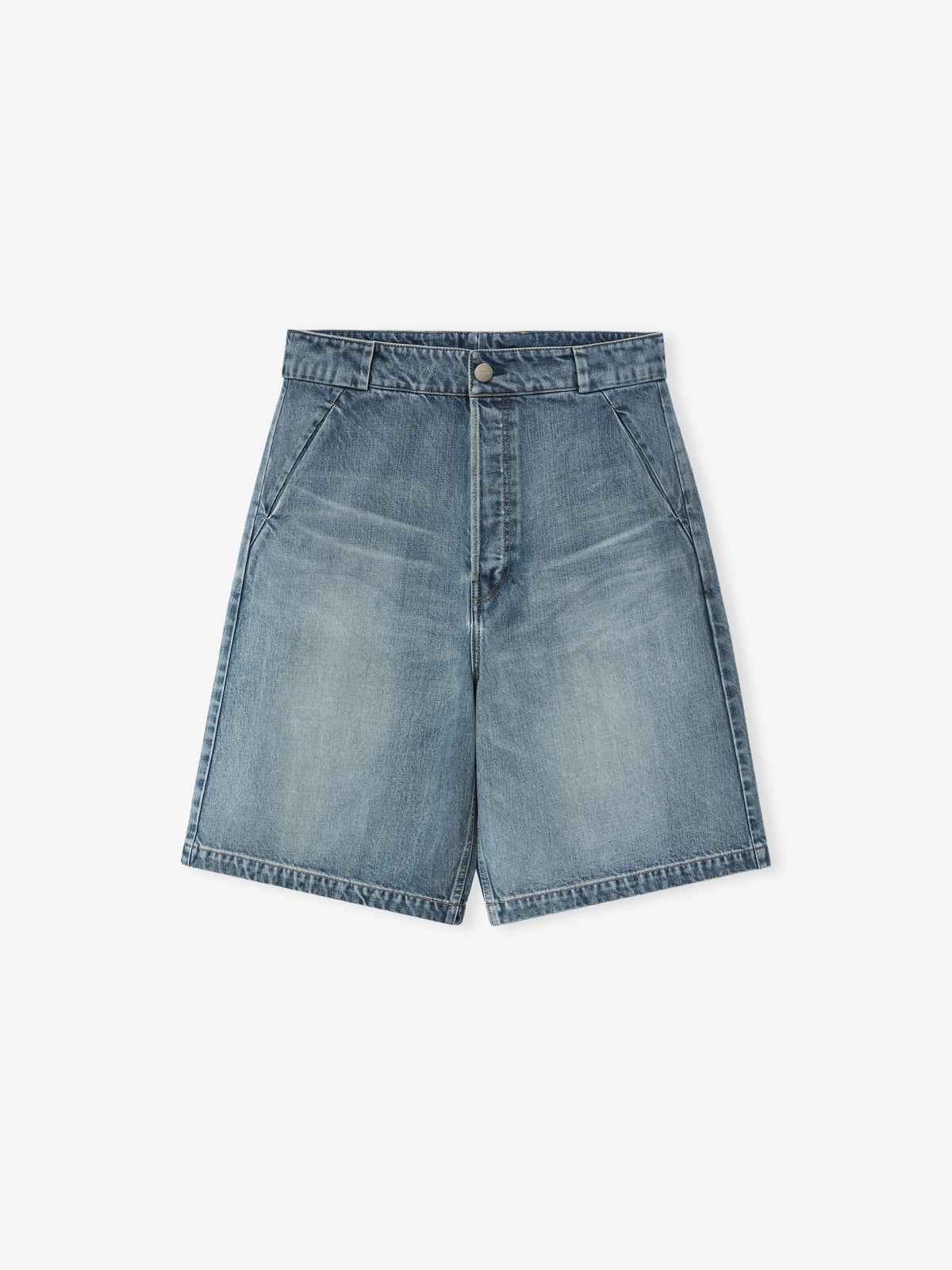 Denim Utility Shorts